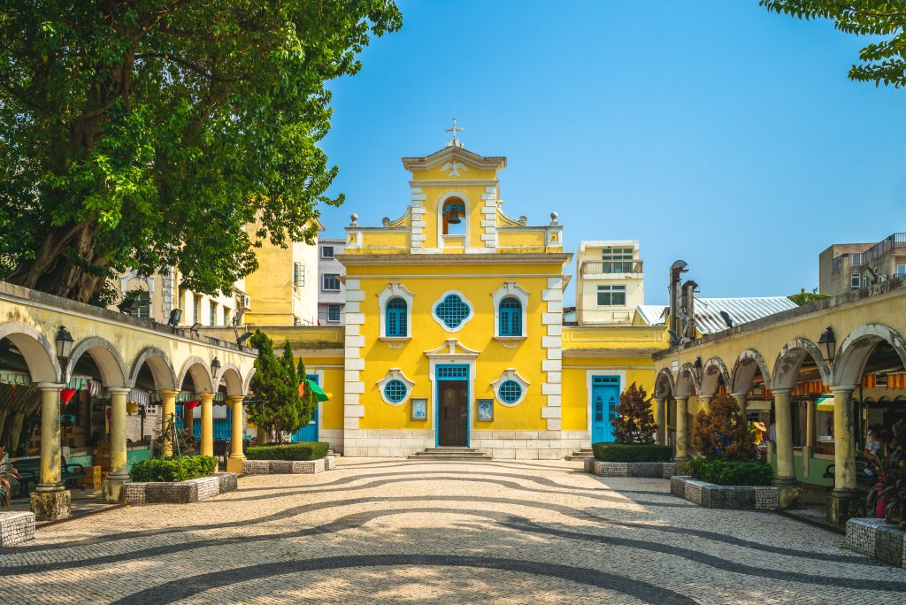 Chapel of St. Francis Xavier at Macau, China